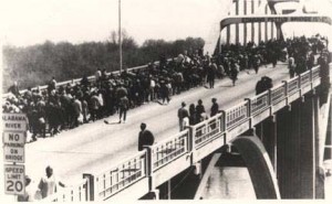 The bridge walk to equality
